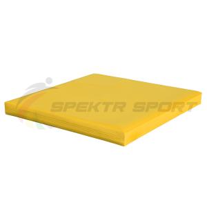 Купить Мат гимнастический 1х1х0,05 материал искожа, плотность 18 кг/м3 в Тихорецке 