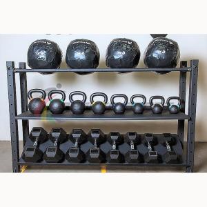 Купить Модульный стеллаж для гантелей, гирь и медболов 1320х430х1200 в Тихорецке 