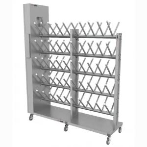 Купить Сушильный стеллаж для обуви "SL2 Лидер -Премиум" мобильный двусторонний 50 пар 2000Х1730Х50мм в Тихорецке 