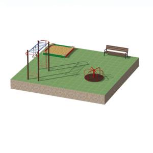 Купить Детская игровая площадка Домашняя №1 в Тихорецке 