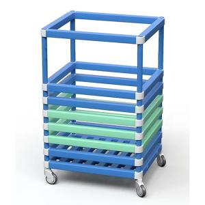 Купить Корзина для хранения инвентаря 570х570х600 мм ПВХ (закругленный профиль) в Тихорецке 