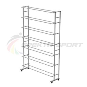 Купить Стеллаж для мячей мобильный односторонний шир. 1320 мм SP ХИ-М1_25 в Тихорецке 