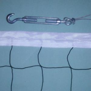 Купить Комплект крепежа для сетки большого тенниса (трос метал. + 2 талрепа + 2 зажима)  в Тихорецке 