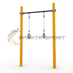 Купить Турник классический для занятий Воркаут с кольцами SP WRK-07 + Rings_76mm в Тихорецке 