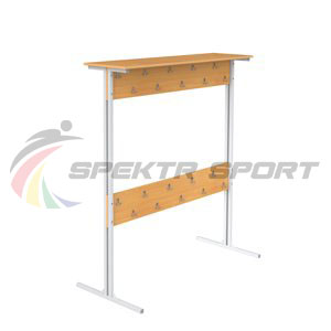 Купить Вешалка напольная двухсторонняя на 20 мест в Тихорецке 