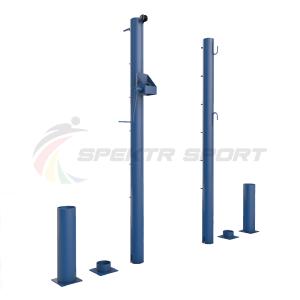 Купить Стойки для большого тенниса с механизмом натяжения (стаканы) диам. 76 мм (закладная 350 мм) в Тихорецке 