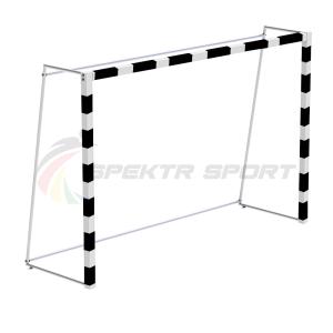 Купить Ворота мини-футбольные без сетки 2х3х1 м. профиль 80х80 с закладными (добров. сертификат) в Тихорецке 