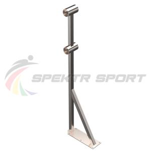 Купить Стойка балетного станка двухрядного напольная Фуэте (нерж. сталь) в Тихорецке 