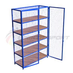 Купить Стеллаж для хранения инвентаря закрытый 2200х500х2500 (разборный) в Тихорецке 