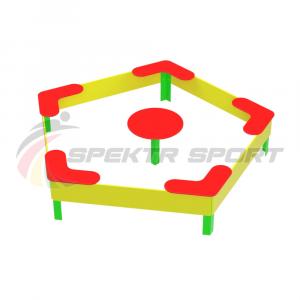 Купить Песочница со столиком и сиденьями в Тихорецке 