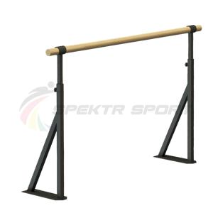 Купить Хореографический станок однорядный напольный Фуэте Блэк, регулируемый в Тихорецке 