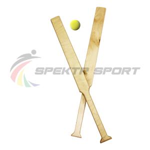 Купить Набор бита для лапты (две биты + один мяч) в чехле в Тихорецке 