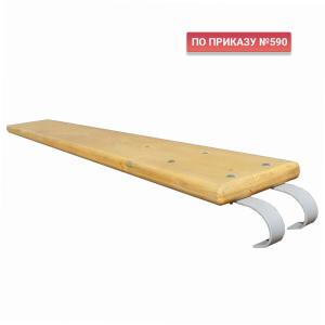 Купить Доска наклонная навесная гладкая 2 м (260х40 мм) в Тихорецке 
