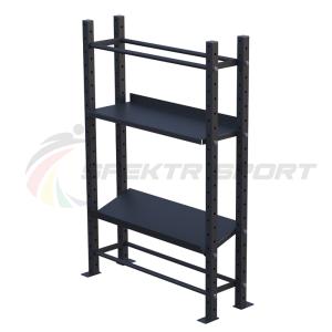 Купить Модульный стеллаж для гантелей, гирь и медболов 1320х430х1950 в Тихорецке 