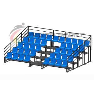 Купить Трибуна для зрителей 5 рядов на 42 места с перилами в Тихорецке 