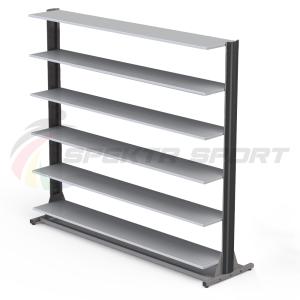 Купить Стеллаж для горных и беговых ботинок (24\40 пар) односторонний мобильный в Тихорецке 