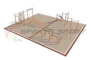 Купить Площадка уличная для воркаут Дворовая 1_76mm в Тихорецке 