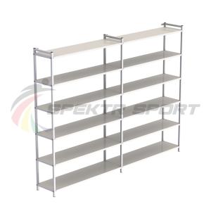 Купить Стеллаж для хранения инвентаря открытый (полки металл) 1900*2500*350 мм в Тихорецке 