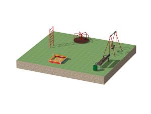 Купить Детская игровая площадка Домашняя №10 в Тихорецке 