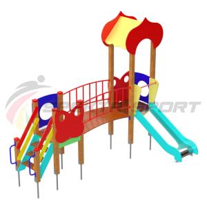 Купить Детский игровой комплекс Полянка ДИК 1603 в Тихорецке 