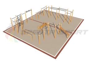 Купить Площадка уличная для воркаут Дворовая 3_76mm в Тихорецке 