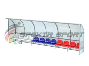 Купить Кабинка для игроков и судей на 12 мест в Тихорецке 