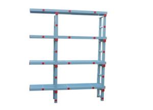 Купить Стеллаж с выступом для плавательного инвентаря, жесткий ПВХ, 1510х374х1810 мм в Тихорецке 