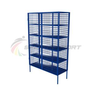 Купить Стеллаж для хранения инвентаря закрытый 1250х500х2000 (разборный) в Тихорецке 