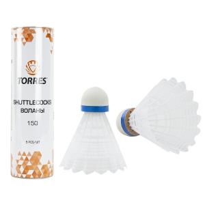 Купить Воланы для бадминтона Torres 150 (нейлон) BD20108 в Тихорецке 