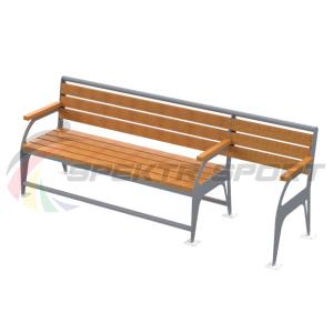 Купить Скамья с местом для коляски в Тихорецке 