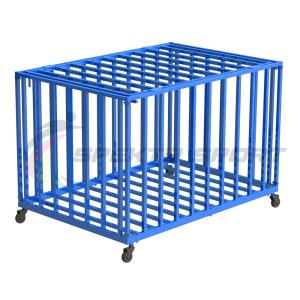 Купить Корзина для хранения мячей передвижная металлическая (стенки - мет. профиль) Разборная в Тихорецке 