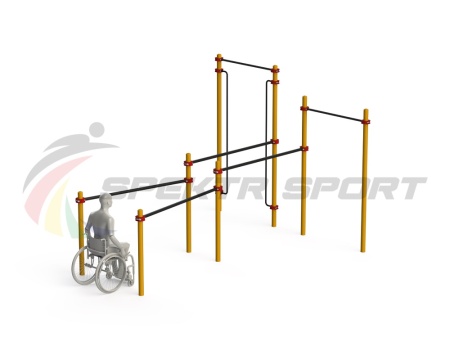 Купить Спортивный комплекс для инвалидов-колясочников WRK-D19_76mm в Тихорецке 