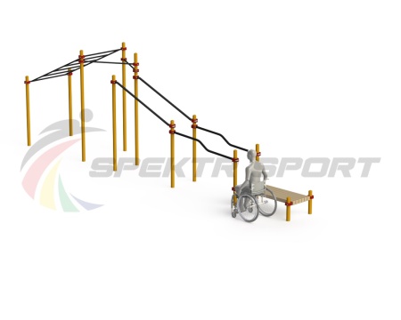Купить Спортивный комплекс для инвалидов-колясочников WRK-D22_76mm в Тихорецке 