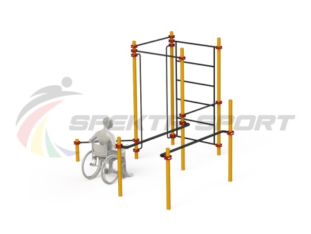 Купить Спортивный комплекс для инвалидов-колясочников WRK-D18_76mm в Тихорецке 
